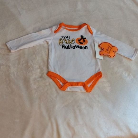 Baby Essentials - 6 months - Half Off Halloween - My First Halloween Onsie - Picture 2 of 5
